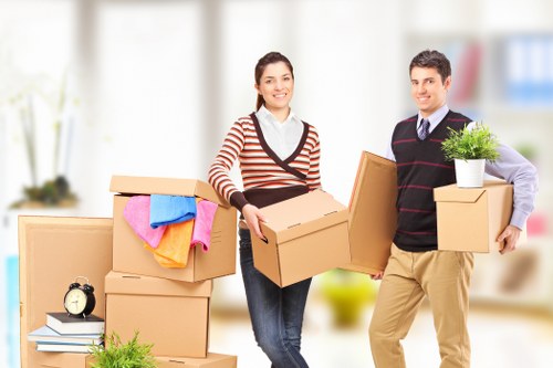 Man With Van Osidge moving boxes and furniture in a local area