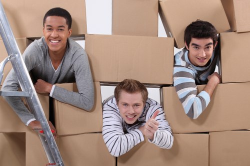Local house removal service handling a family move in Osidge