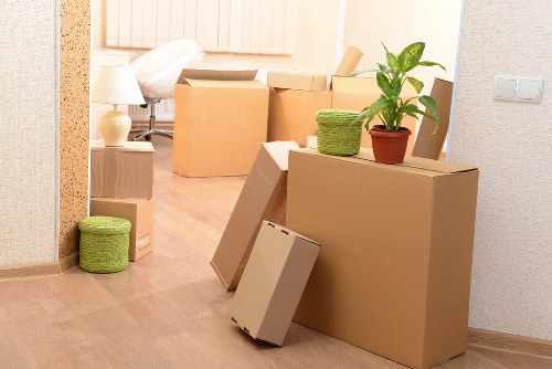 Furniture being carefully transported during an Osidge relocation